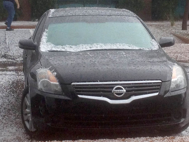 Hail in Ahwatukee